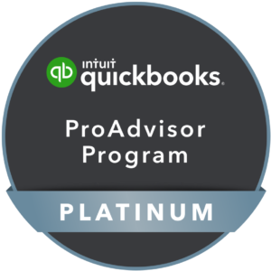 Intuit QuickBooks ProAdvisor Program Platinum badge